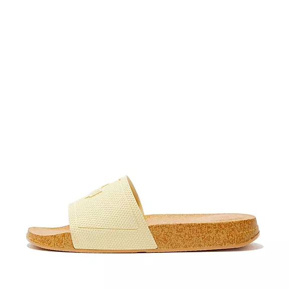FitFlop IQUSHION Cork-Print Claquette Beige | 40760659