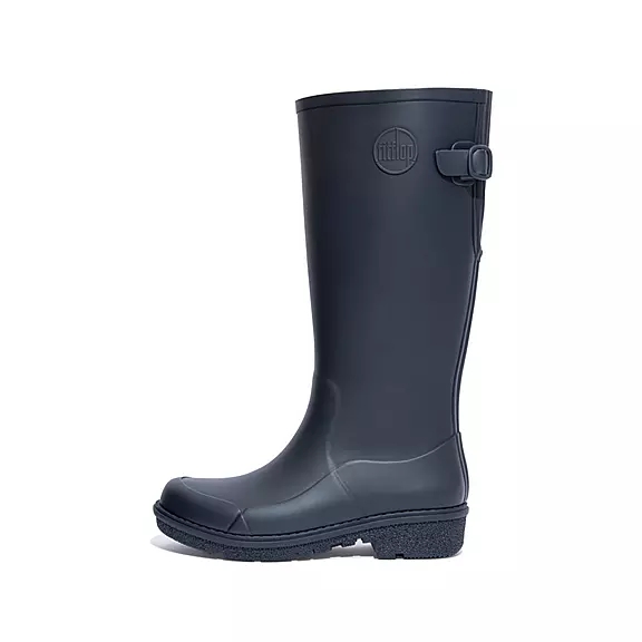 FitFlop WONDERWELLY Hoge Bottes De Pluie Bleu Marine | 89483185