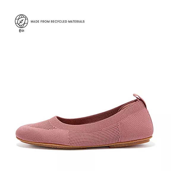 FitFlop ALLEGRO E01 Multi-Knit Ballerine Roze | 20655266
