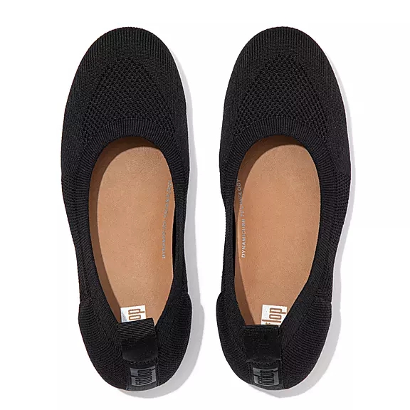 FitFlop ALLEGRO E01 Multi-Knit Ballerine Noir | 91164797