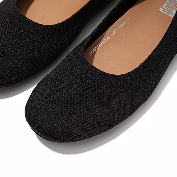 FitFlop ALLEGRO E01 Multi-Knit Ballerine Noir | 91164797