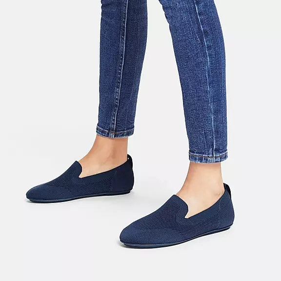 FitFlop ALLEGRO E01 Multi-Knit Loafers Bleu Marine | 34384172