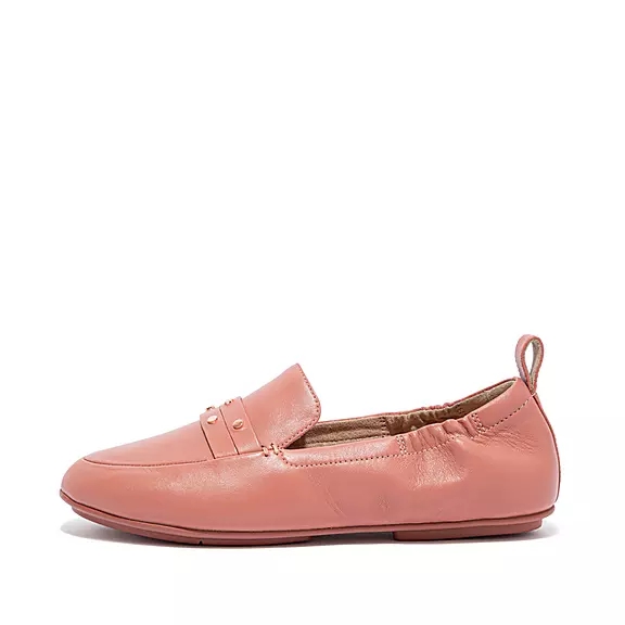 FitFlop ALLEGRO Studded Cuir Loafers Roze | 28944815