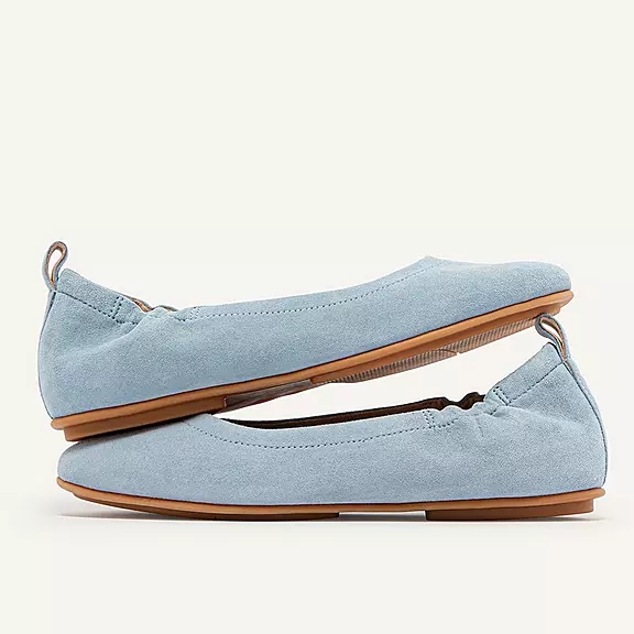 FitFlop ALLEGRO Suede Ballerine Bleu | 86268760