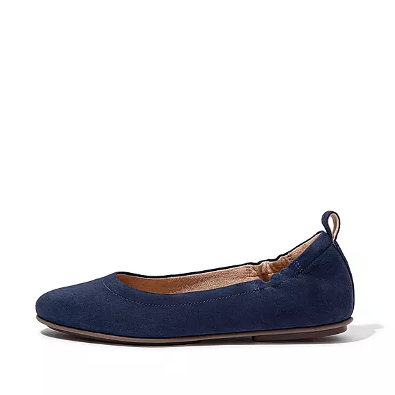 FitFlop ALLEGRO Suede Ballerine Bleu Marine | 79030941
