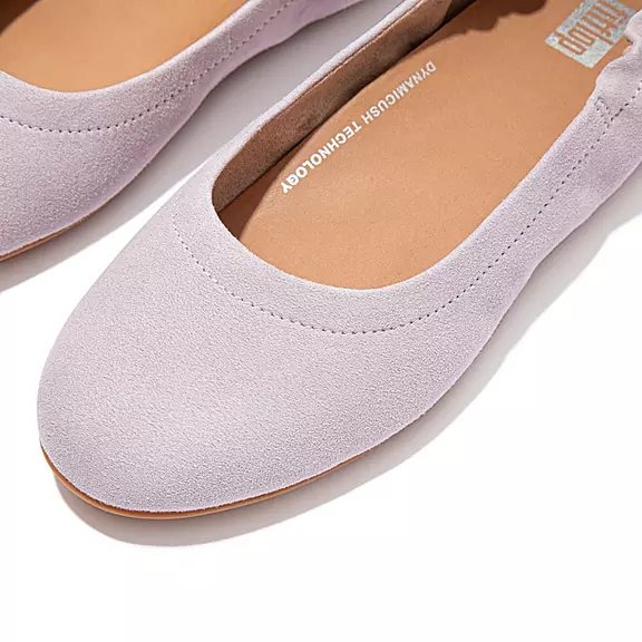 FitFlop ALLEGRO Suede Ballerine Violette Clair | 37358553