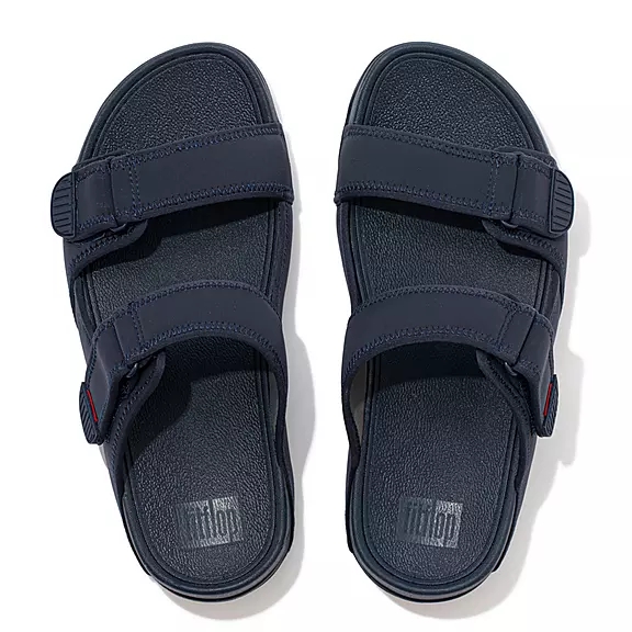 FitFlop GOGH MOC Water-Resistant Claquette Bleu Marine | 73926011