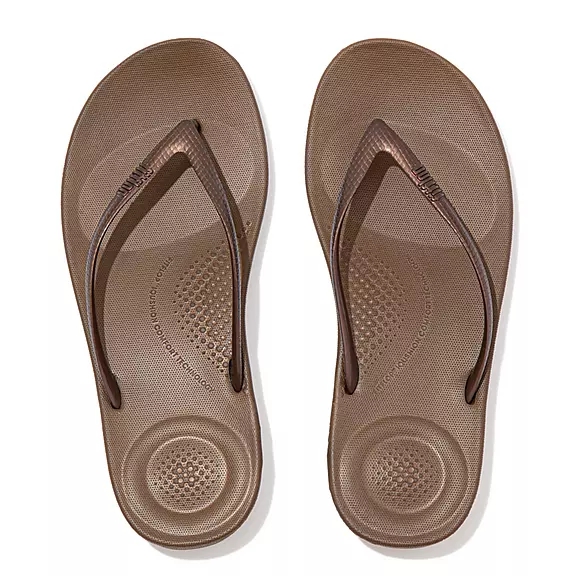 FitFlop IQUSHION Ergonomic Tong Chocolat | 18639901