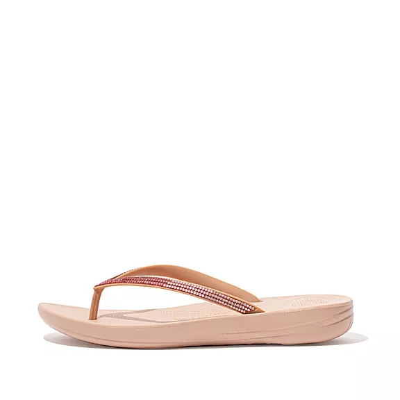 FitFlop IQUSHION Ombré Sparkle Tong Roze | 55902496