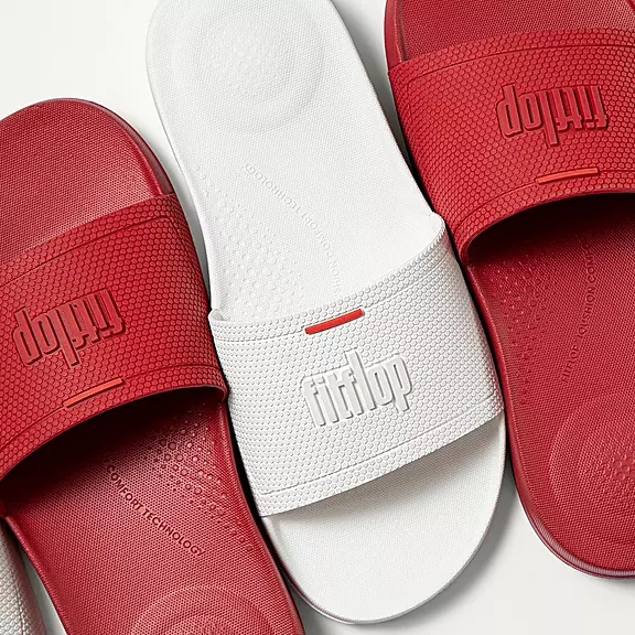 FitFlop IQUSHION Pool Claquette Blanche | 37587706