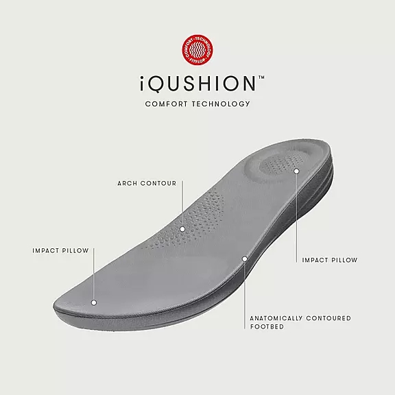 FitFlop IQUSHION Pool Claquette Grise | 68689448