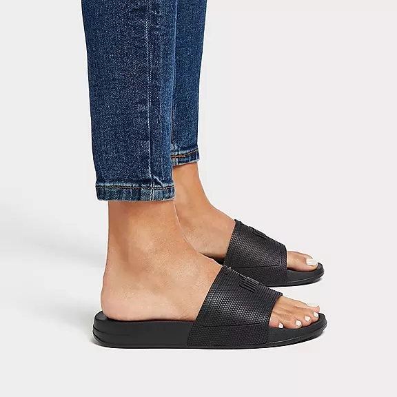 FitFlop IQUSHION Pool Claquette Noir | 60081432