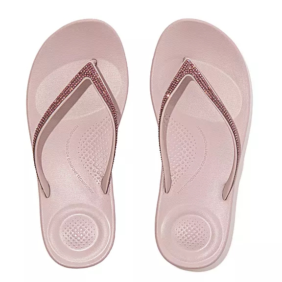 FitFlop IQUSHION Sparkle Tong Violette Clair | 37599017