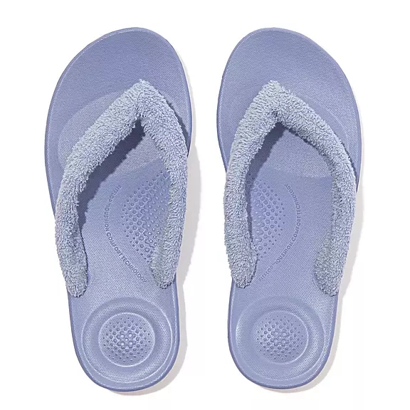 FitFlop IQUSHION Towelling Tong Lavande | 22781688