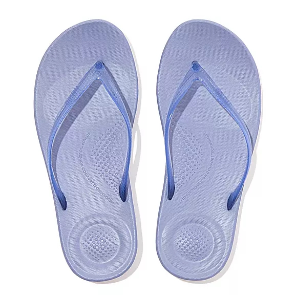 FitFlop IQUSHION Transparent Tong Lavande | 35234937