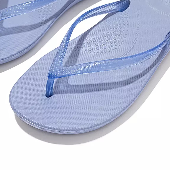 FitFlop IQUSHION Transparent Tong Lavande | 35234937