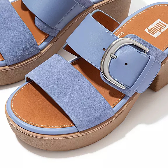FitFlop PILAR Suede-Mix Sandales À Plateforme Lavande | 30051990