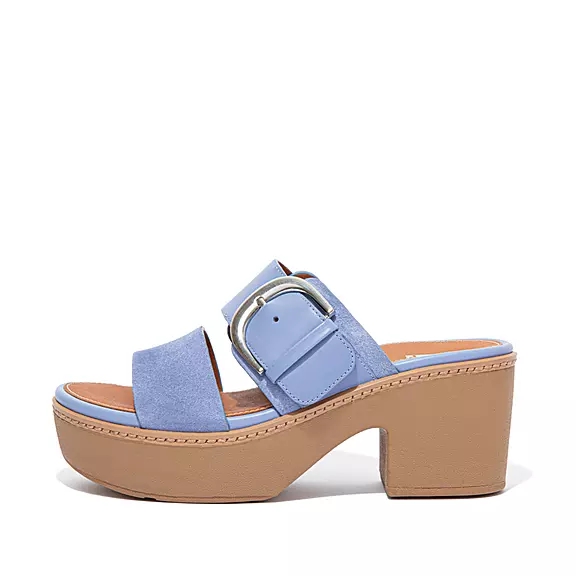 FitFlop PILAR Suede-Mix Sandales À Plateforme Lavande | 30051990