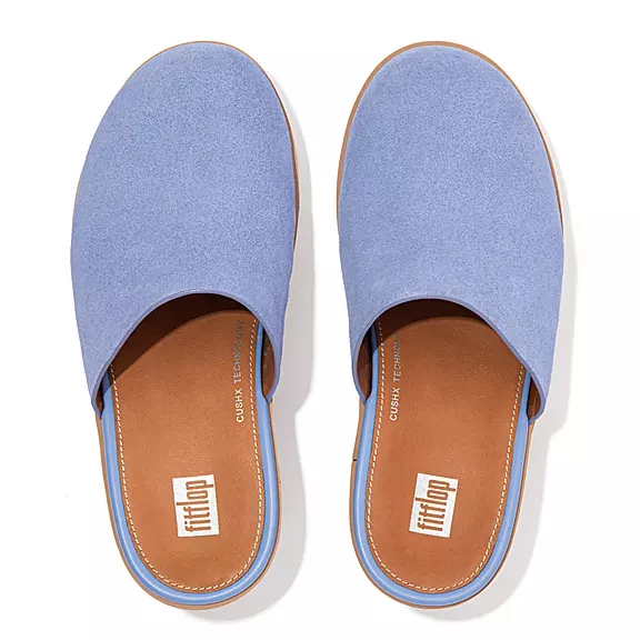 FitFlop PILAR Suede Sabots Lavande | 43234361