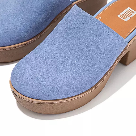 FitFlop PILAR Suede Sabots Lavande | 43234361