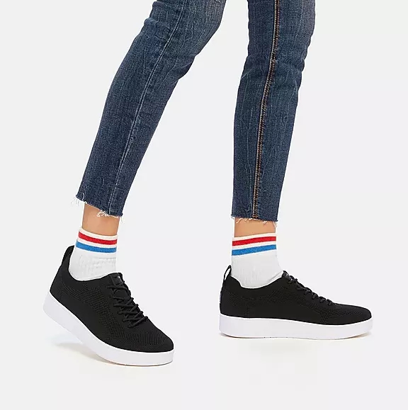 FitFlop RALLY Airyknit Baskets Noir | 79545529