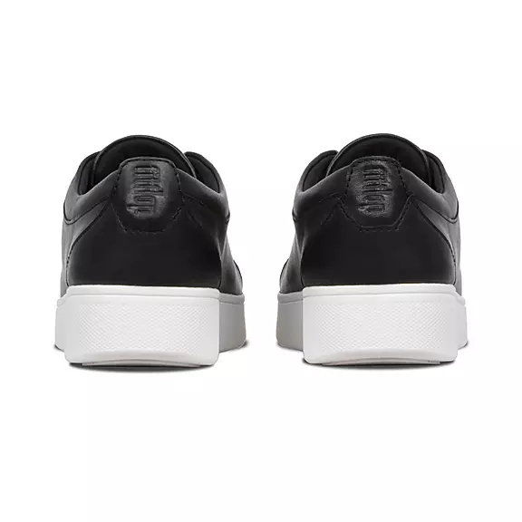 FitFlop RALLY Cuir Baskets Noir | 67157958