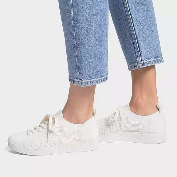 FitFlop RALLY E01 Multi-Knit Baskets Blanche | 72158005
