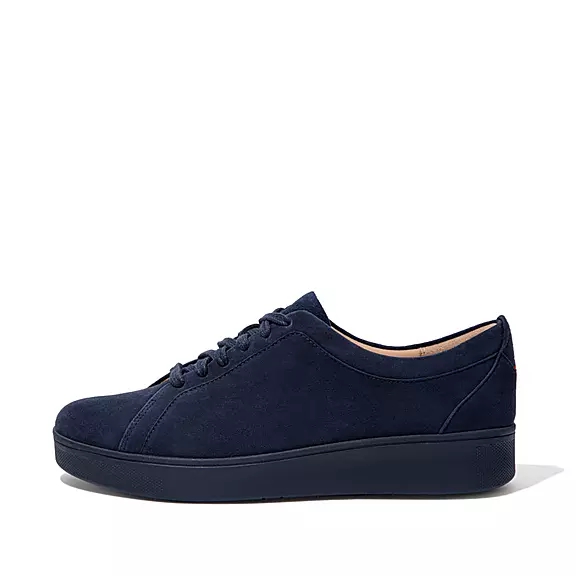 FitFlop RALLY Suede Baskets Bleu Marine | 25147999