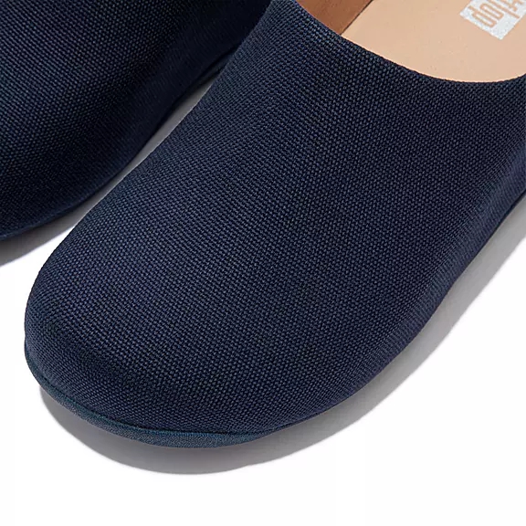 FitFlop SHUV Toile Sabots Bleu Marine | 92388859