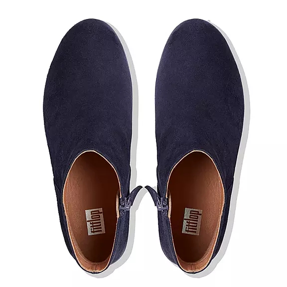 FitFlop SUMI Suede Bottines Bleu Marine | 48751401