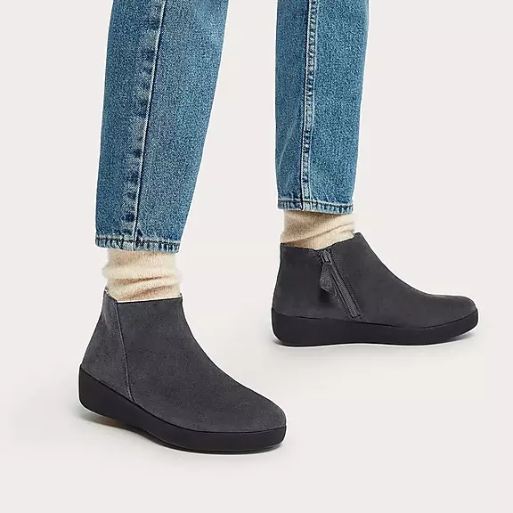 FitFlop SUMI Suede Bottines Grise | 27517231