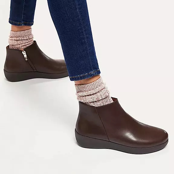 FitFlop SUMI Suede Bottines Marron | 23980888