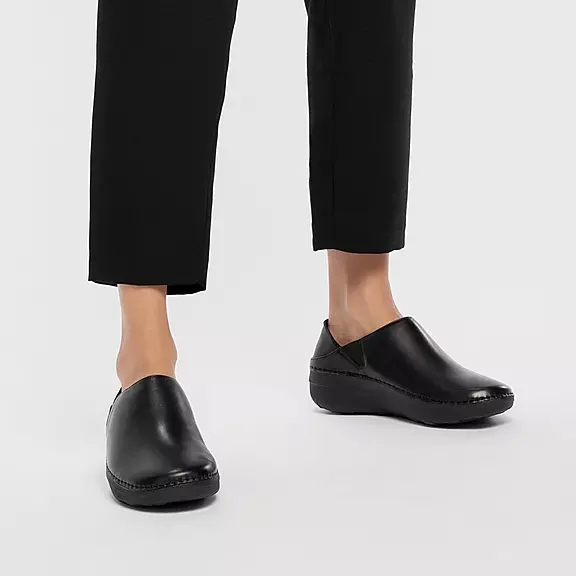 FitFlop SUPERLOAFER Cuir Loafers Noir | 36276764