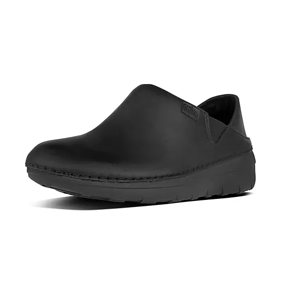 FitFlop SUPERLOAFER Cuir Loafers Noir | 36276764