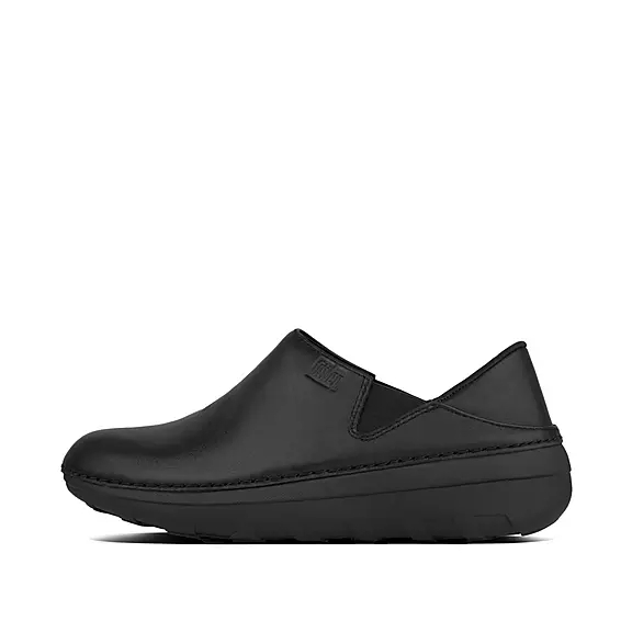FitFlop SUPERLOAFER Cuir Loafers Noir | 36276764