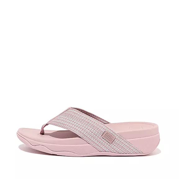 FitFlop SURFA Webbing Sandales Toe-Post Violette Clair | 25497267