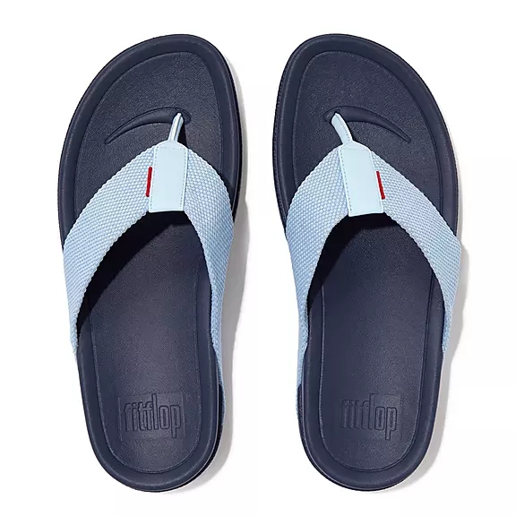 FitFlop SURFER Mens Sandales Toe-Post Bleu | 69590443