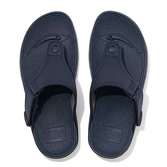 FitFlop TRAKK II Water-Resistant Sandales Toe-Post Bleu Marine | 87078611