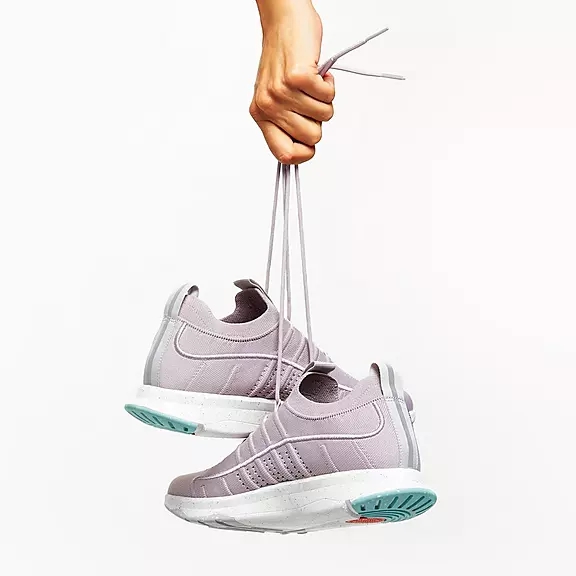FitFlop VITAMIN FF E01 Knit Sports Baskets Violette Clair | 24768166