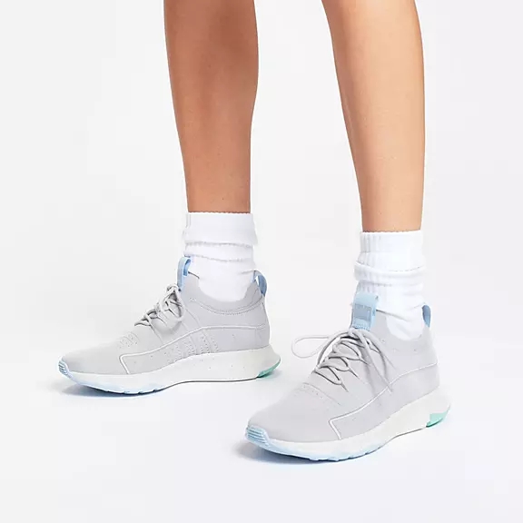 FitFlop VITAMIN FF E01 Knit Sports Baskets Grise | 89403777