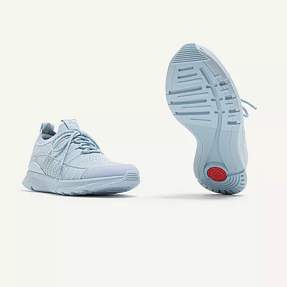 FitFlop VITAMIN FF Knit Sports Baskets Bleu | 88822004