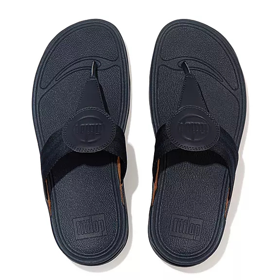 FitFlop WALKSTAR Webbing Sandales Toe-Post Bleu Marine | 67124368