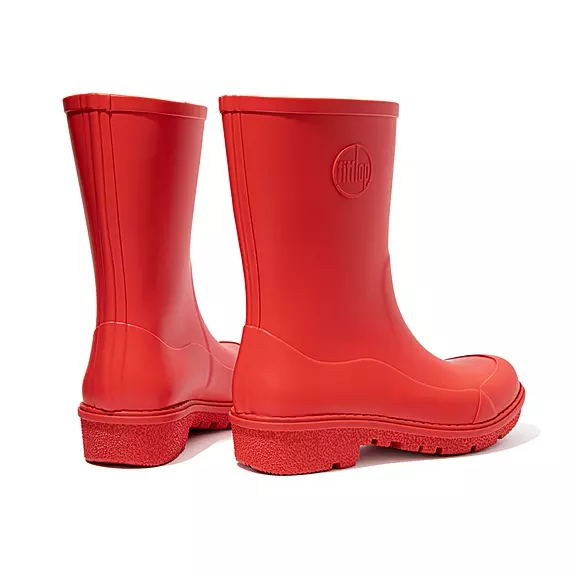 FitFlop WONDERWELLY Kort Bottes De Pluie Rouge | 24999503