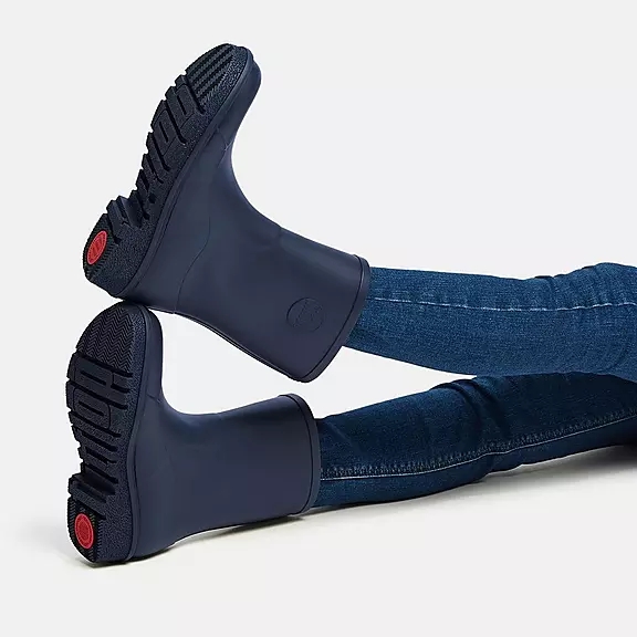 FitFlop WONDERWELLY Kort Bottes De Pluie Bleu Marine | 92285654
