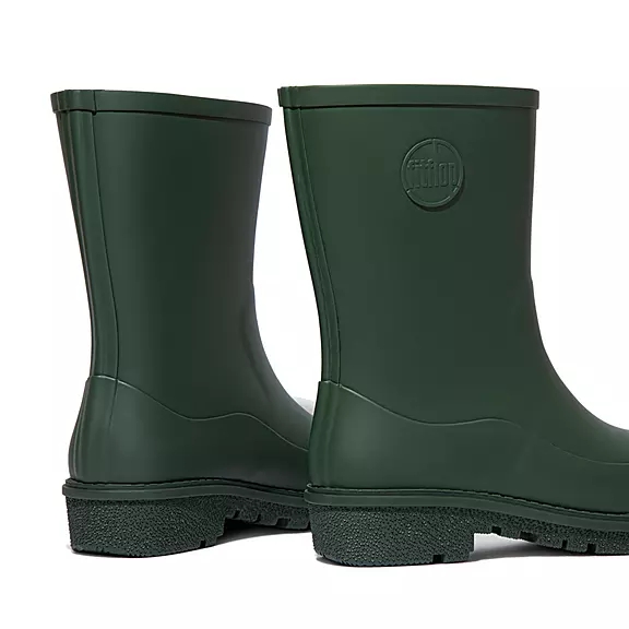 FitFlop WONDERWELLY Kort Bottes De Pluie Vert | 93702695