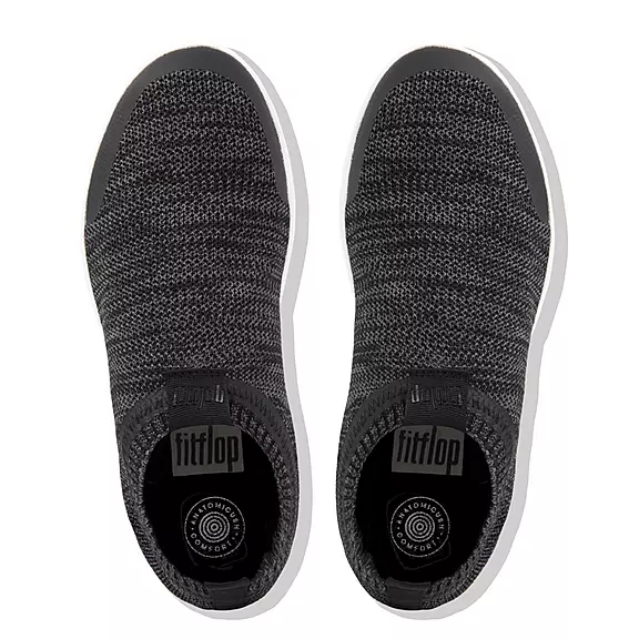 FitFlop ÜBERKNIT Slip-On Baskets Noir | 79944283