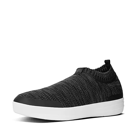 FitFlop ÜBERKNIT Slip-On Baskets Noir | 79944283